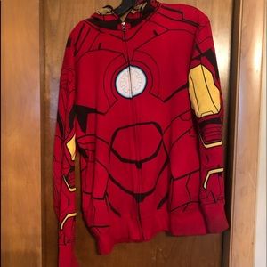 Iron Man Hoodie with zip up hood